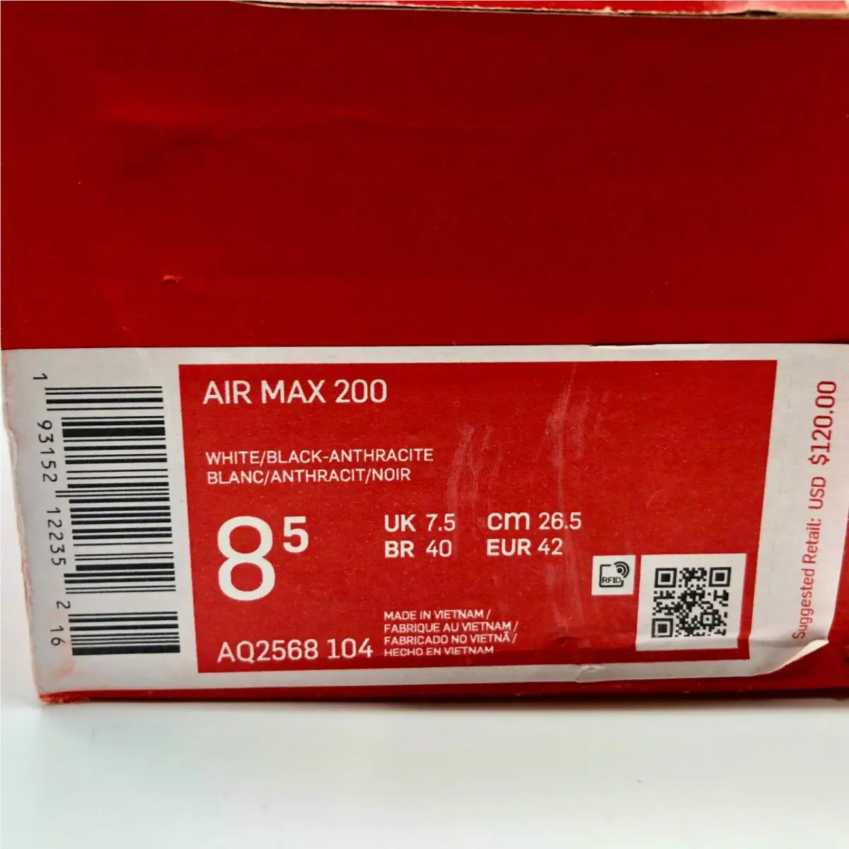Nike shoes - AQ2568 104 - White/Black-Anthracite 4
