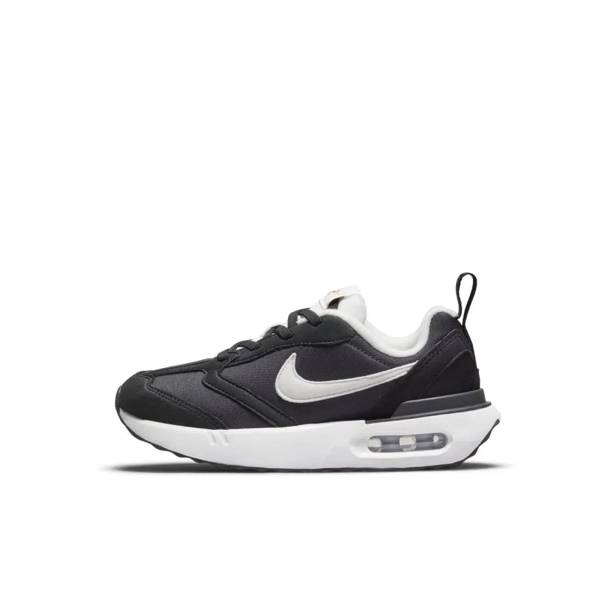 DC9318-002 Preschool Nike Air Max Dawn PS `black White` - Black/Metallic Silver/Total Orange/Summit White