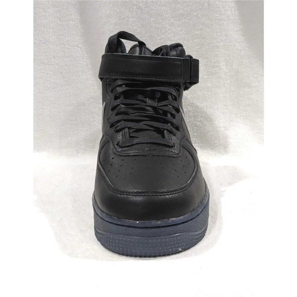 Nike shoes - Nike Air Force 1 Mid PRM - DX3061-001 - Black/Silver 6