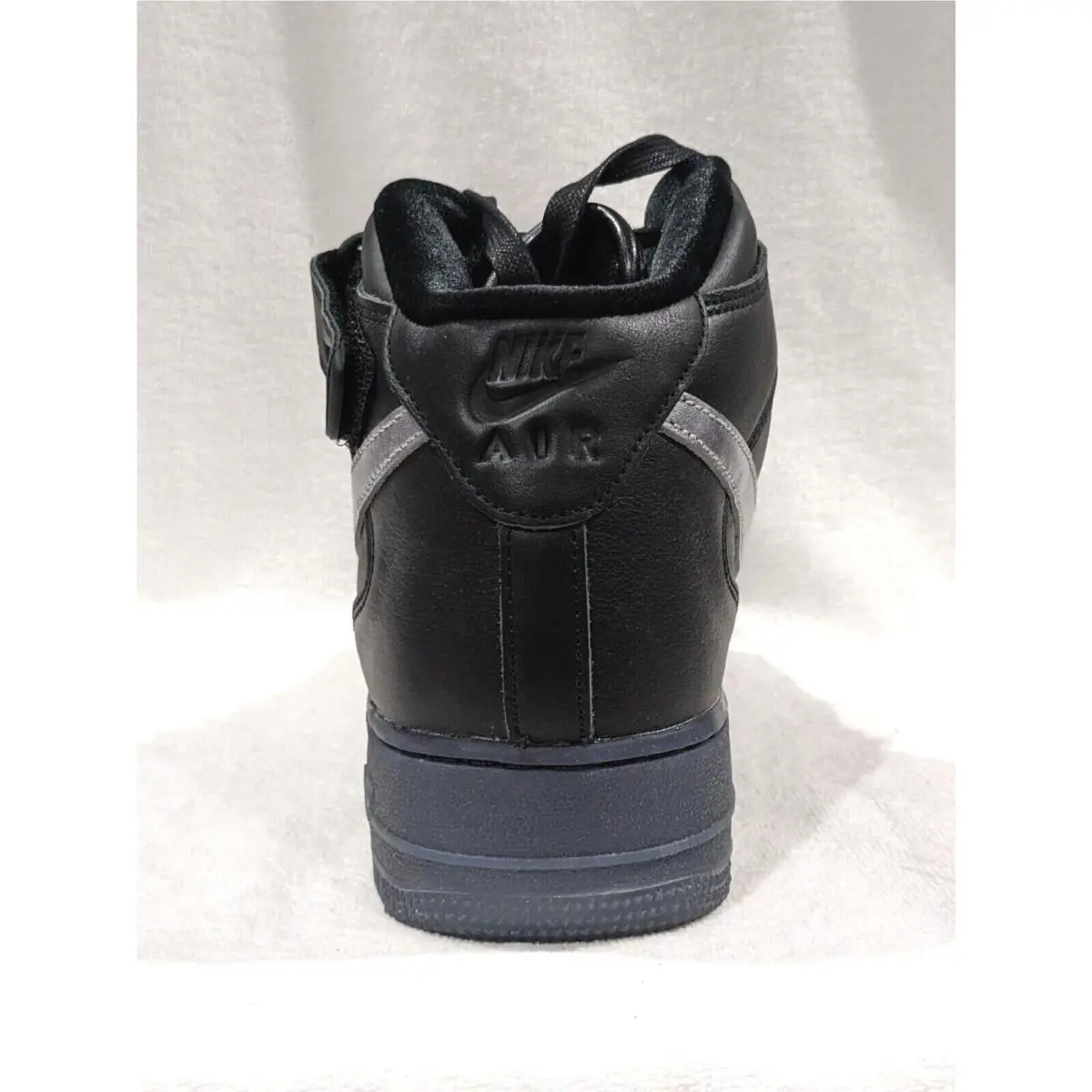 Nike shoes - Nike Air Force 1 Mid PRM - DX3061-001 - Black/Silver 7