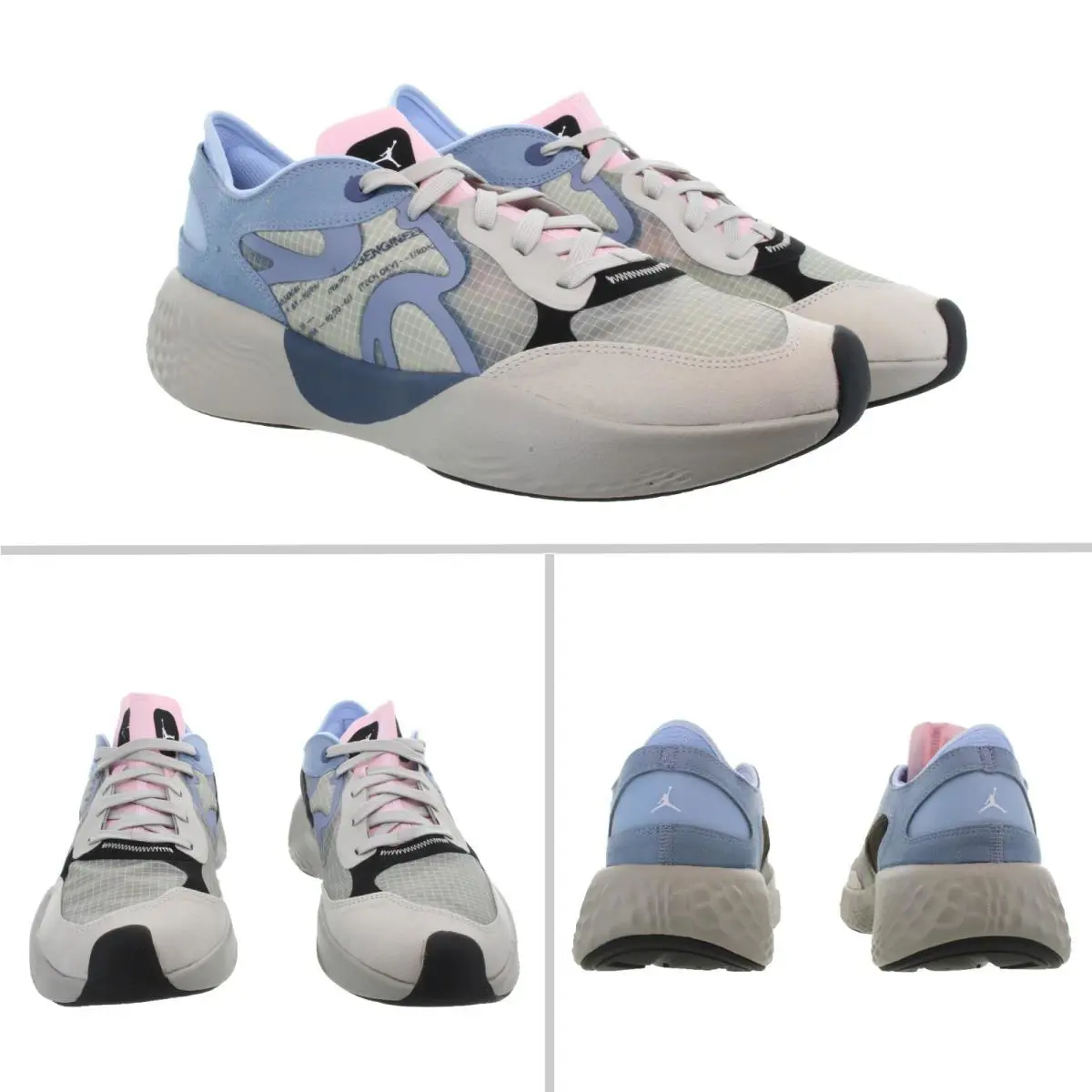 Nike shoes - Nike Jordan Delta 3 Low - DR5280 014 - Light Iron Ore, White, Ashen Slate, Cobalt Bliss 4