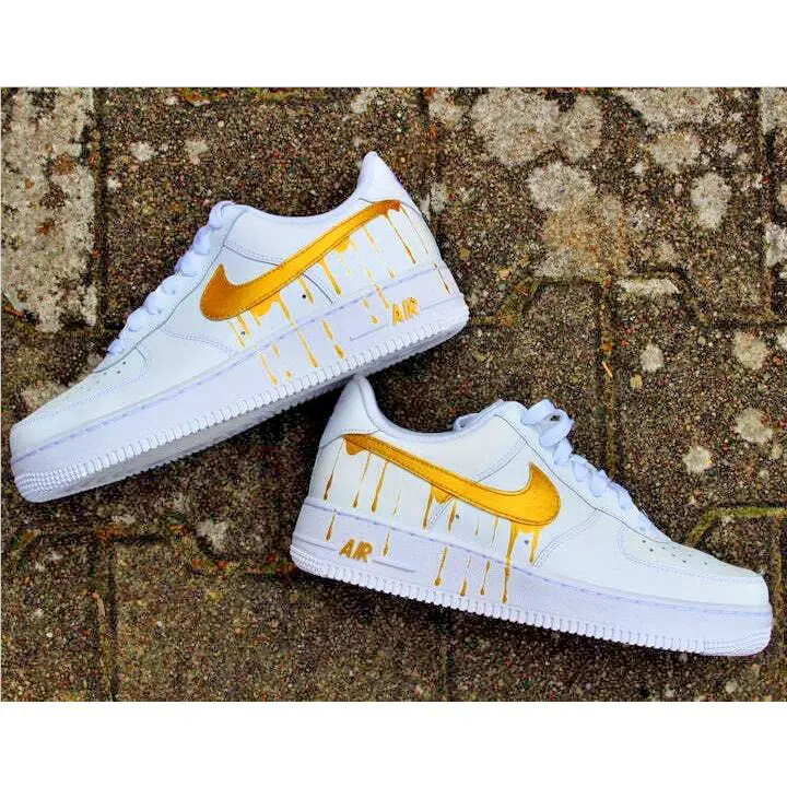 Nike shoes - Nike Air Force 1 - Air Force - CW2288-111 - Gold 20