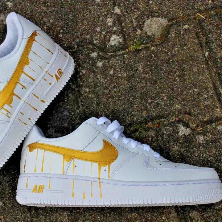Nike shoes - Nike Air Force 1 - Air Force - CW2288-111 - Gold 21