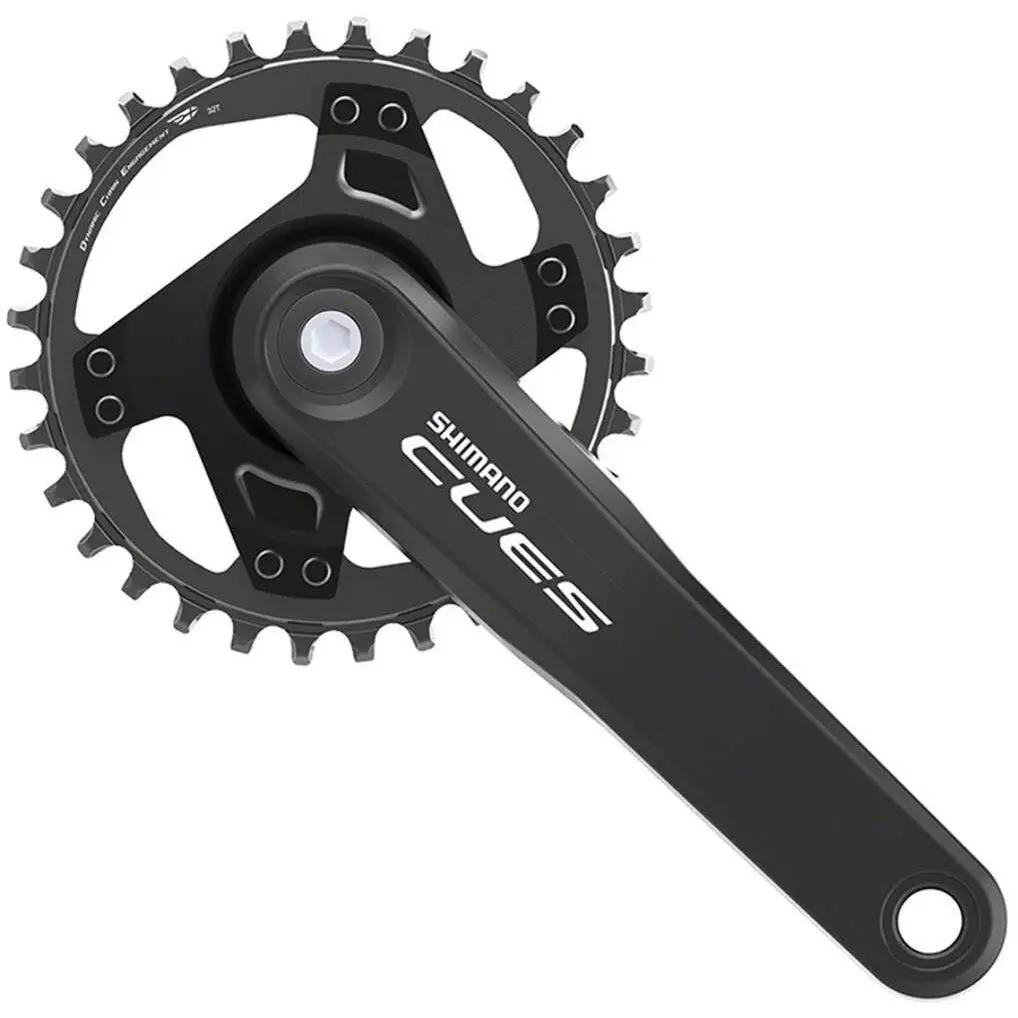 Shimano Cues FC-U4000-1 Crankset - 175mm 9/10/11-Speed 32t Riveted Square Taper