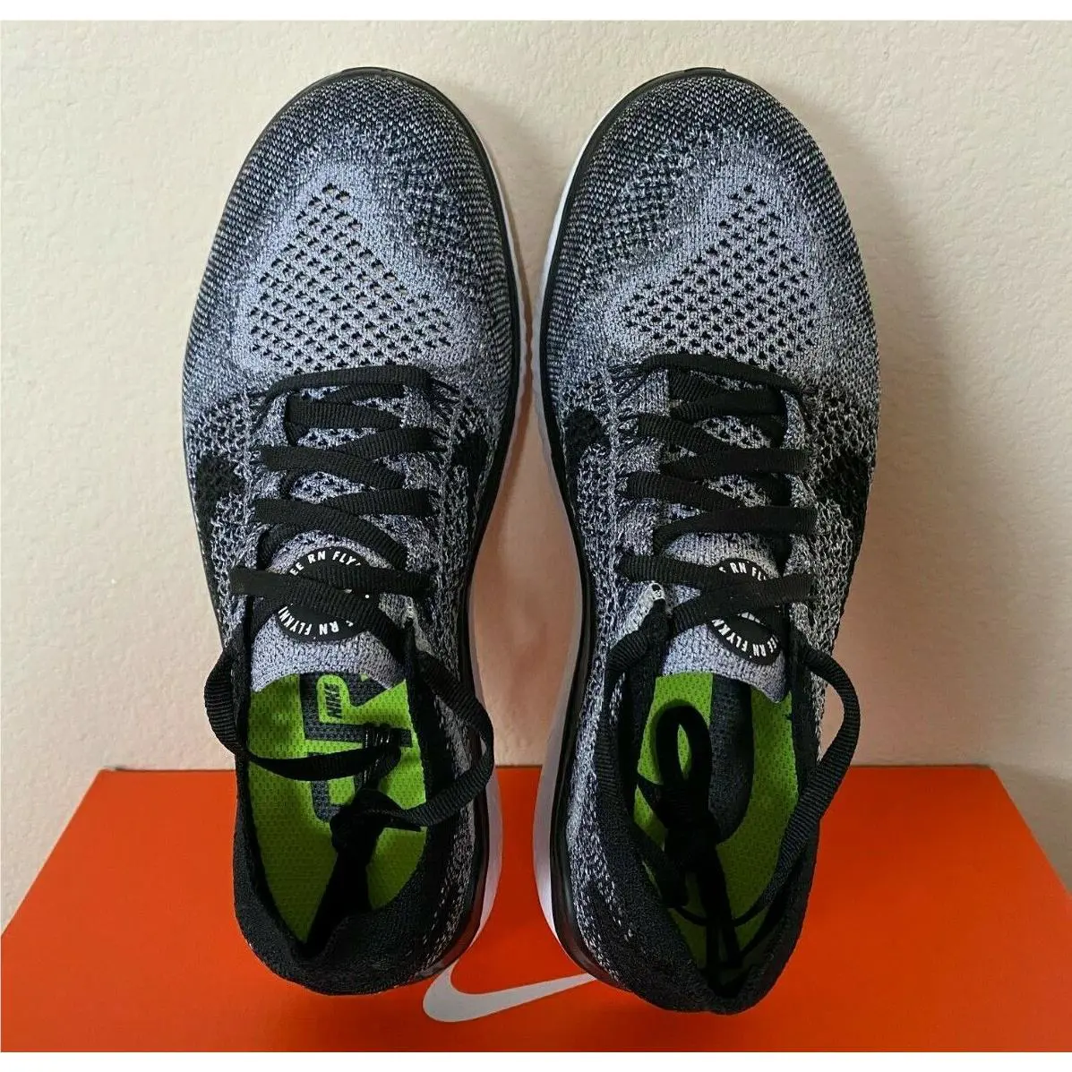 Nike shoes - Nike Free RN Flyknit 2018 - White/Black 5