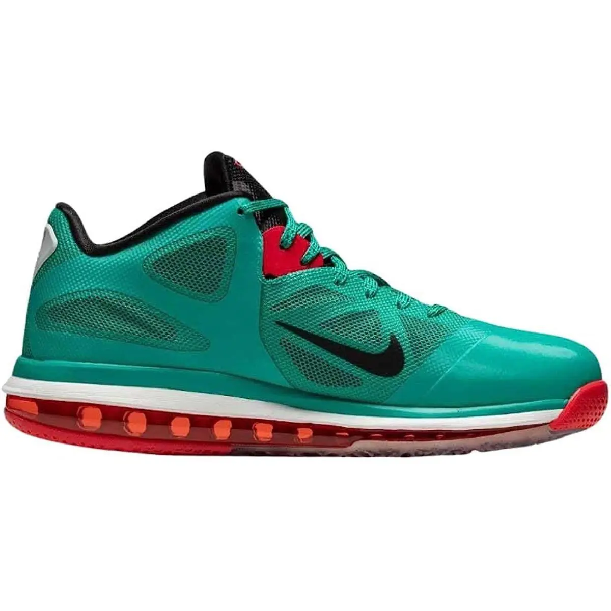 Nike shoes - Nike LeBron IX Low - LeBron Low - New Green/Black/Action Red/Whi 0