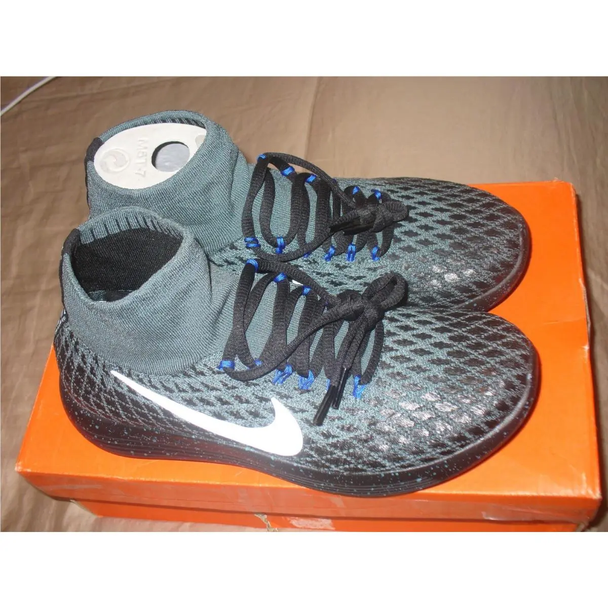 Nike shoes - Lunarepic FK Shield - Lunarepic Shield - Teal Blue Black 8