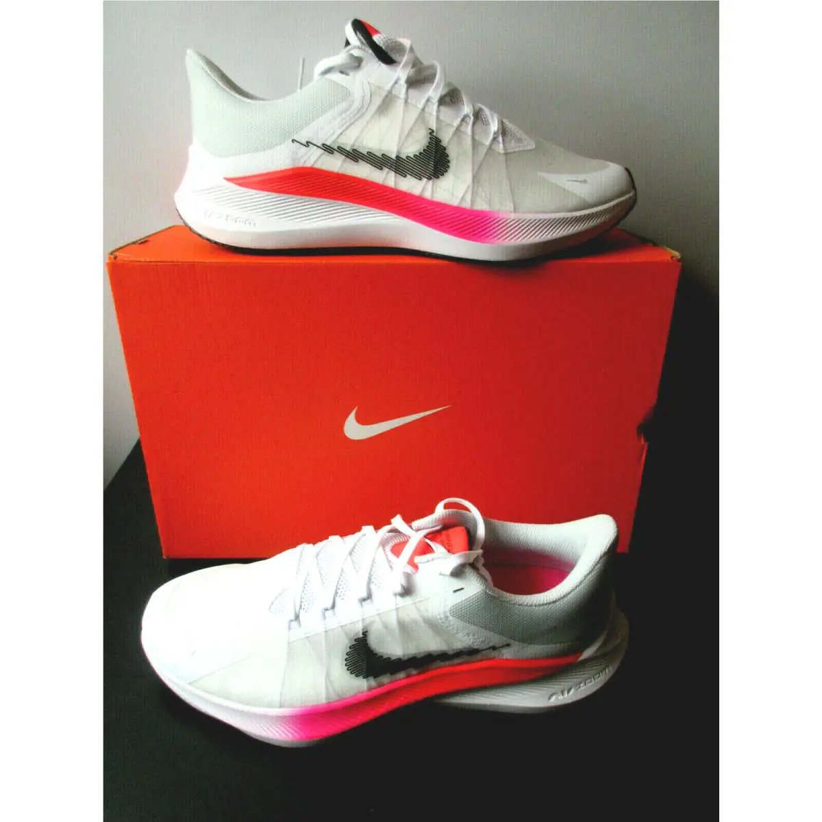 Nike shoes - Winflo 8 - Winflo - CW3419-100 - White/Bright Crimson/Total Orange/Black