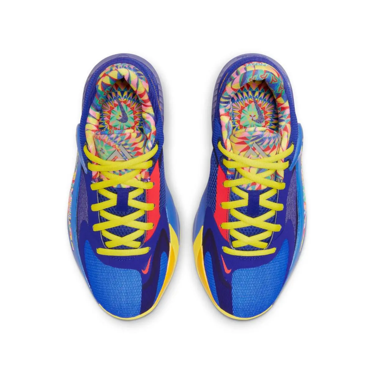Nike shoes - Deep Royal Blue/Opti Yellow/Bright Crimson/University Gold 2