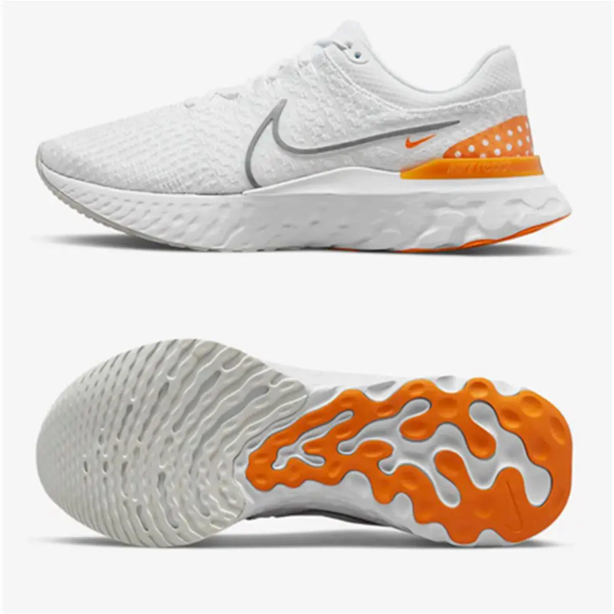 Nike shoes - Nike React Infinity - React Infinity - DH5392-100 - WHITE/PARTICLE GREY-KUMQUAT 1