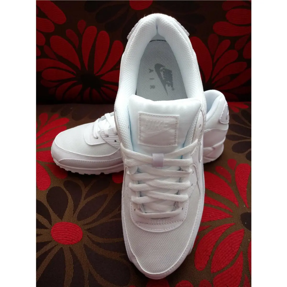 Nike shoes - Nike Air Max 90 - Air Max - CN8490 100 - White/White-White-Wolf Grey 10