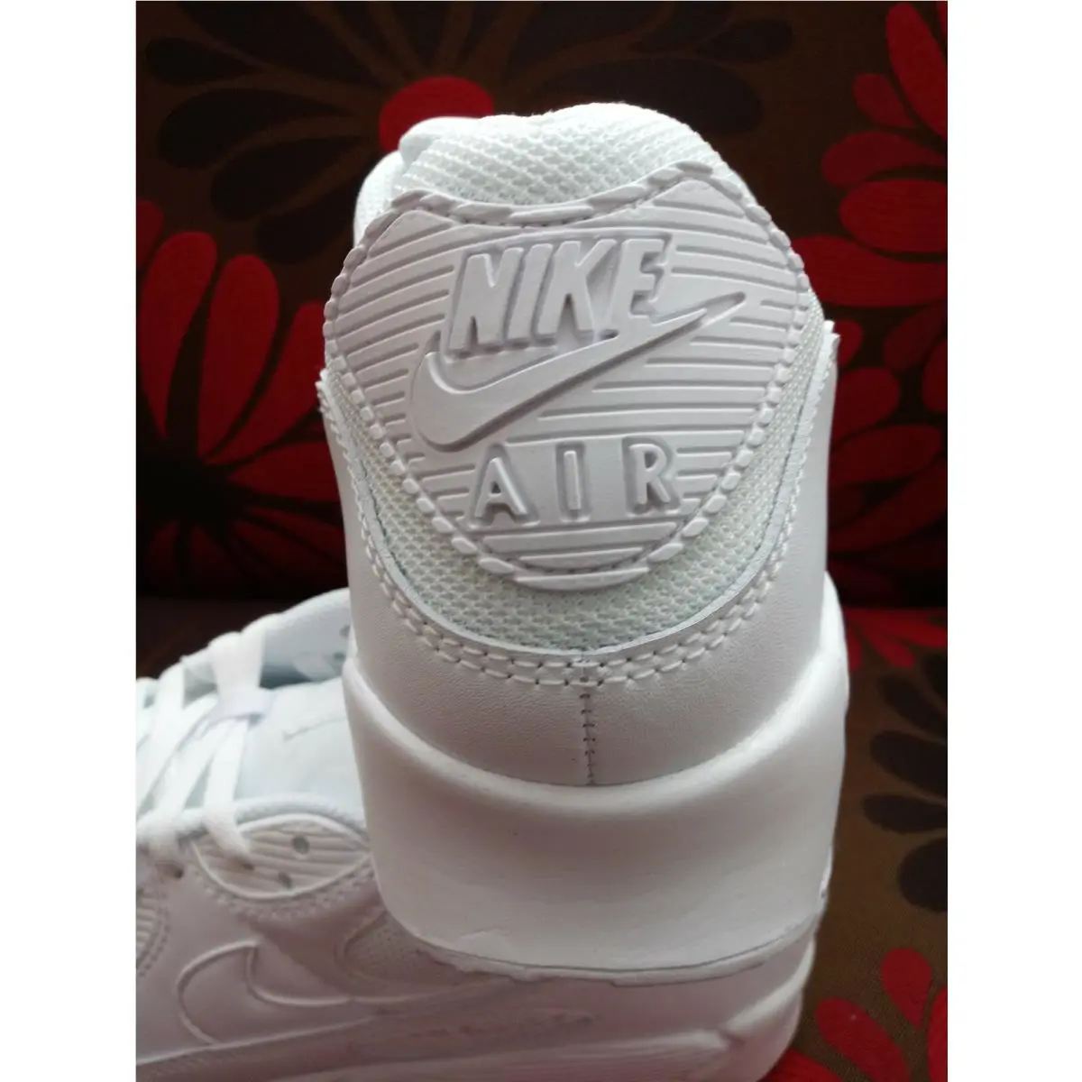 Nike shoes - Nike Air Max 90 - Air Max - CN8490 100 - White/White-White-Wolf Grey 20