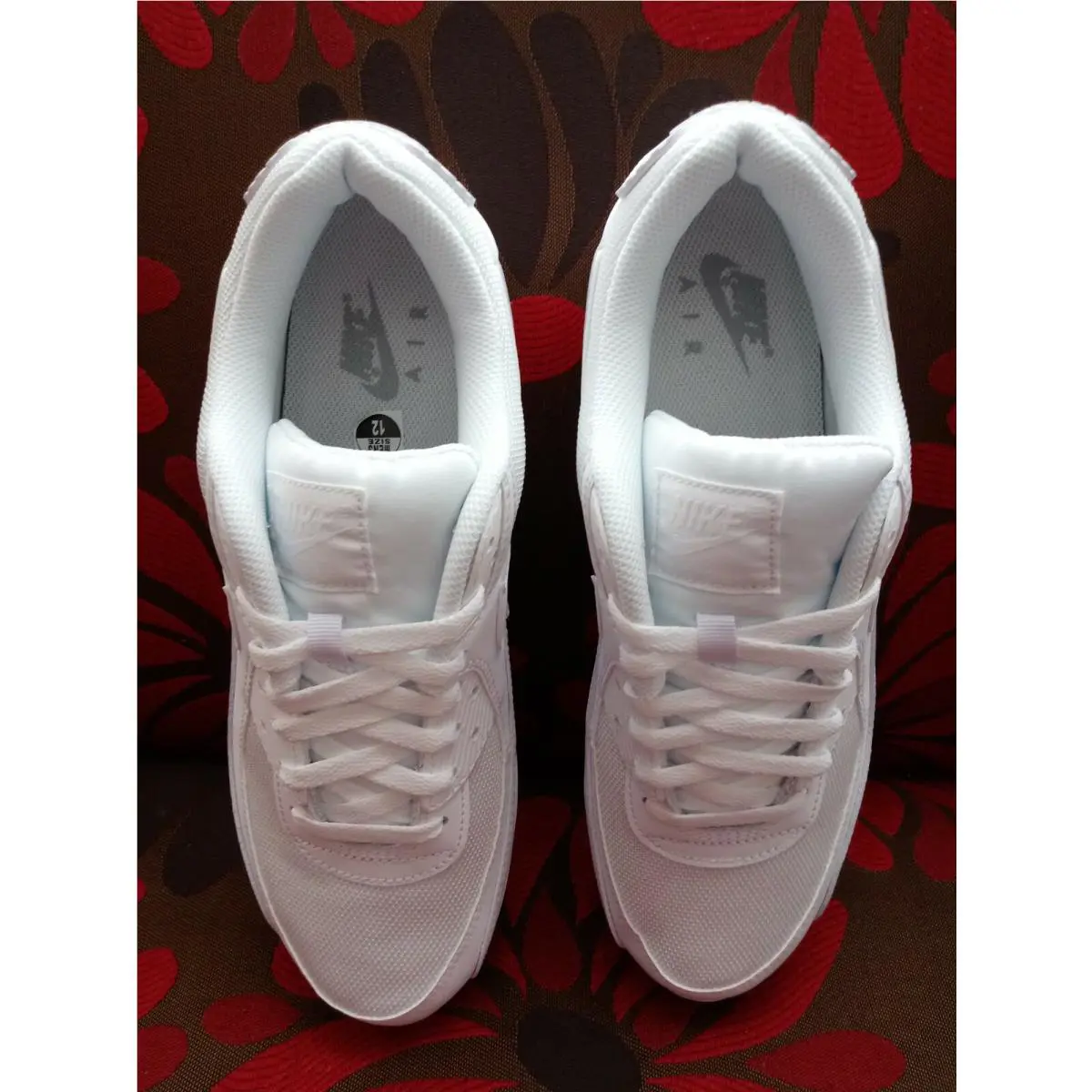 Nike shoes - Nike Air Max 90 - Air Max - CN8490 100 - White/White-White-Wolf Grey 21