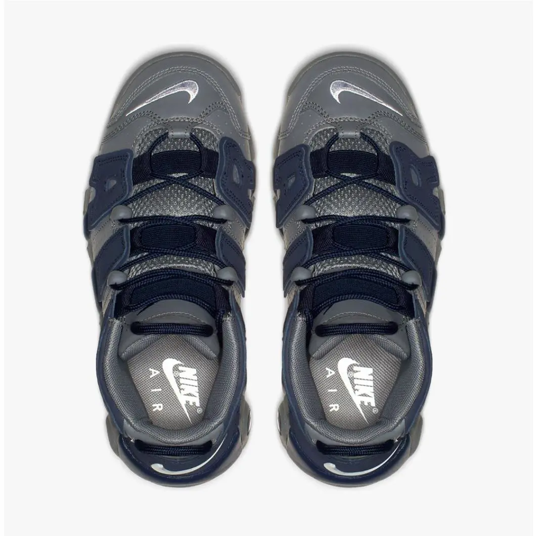 Nike shoes - Nike Air More Uptempo - Air More Uptempo - 415082-009 - Cool Grey/Midnight Navy Blue 3