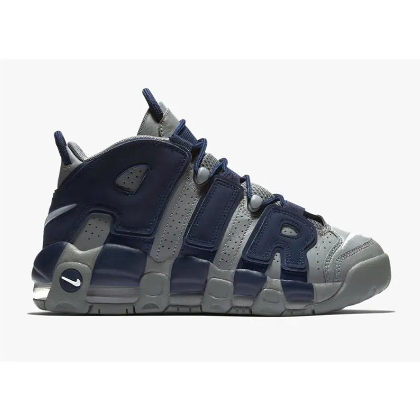 Nike shoes - Nike Air More Uptempo - Air More Uptempo - 415082-009 - Cool Grey/Midnight Navy Blue 4