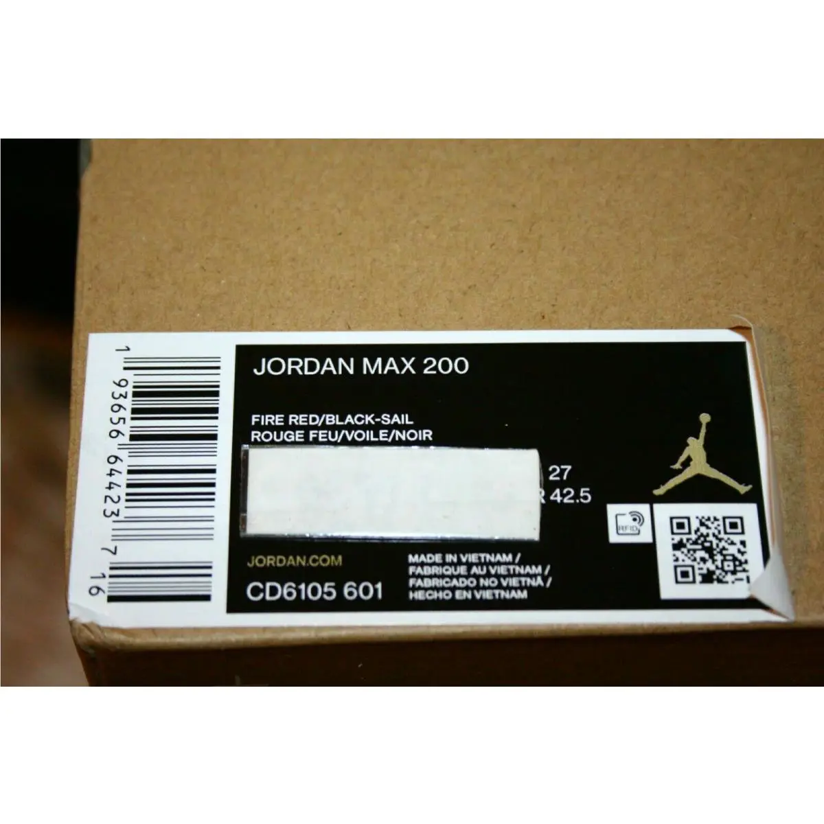 Nike shoes - Air Jordan Air Max 200 - CD6105 601 - Red 12