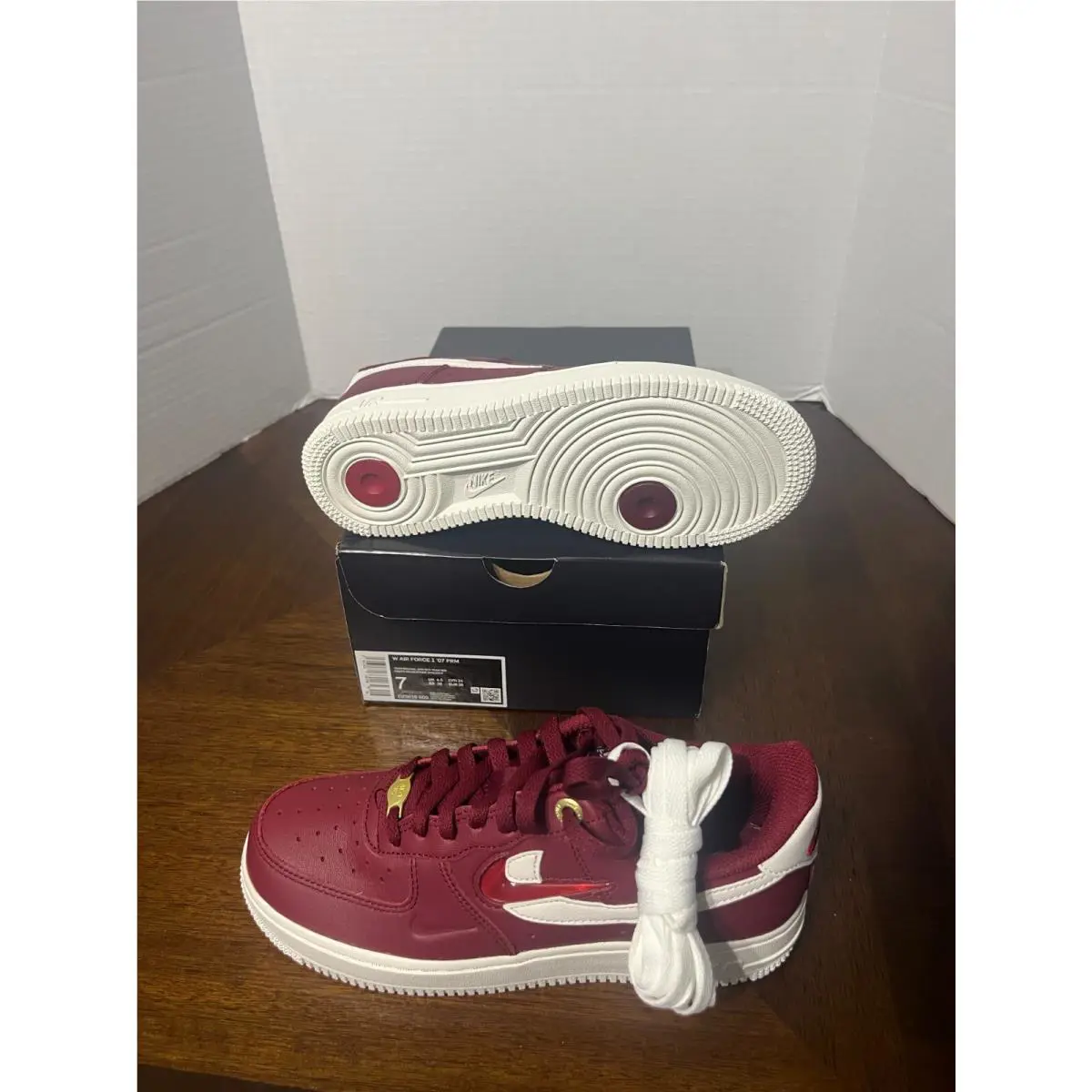Nike shoes - Air Force 1 `07 PRM - Team Red/Tail-Gym Red 0