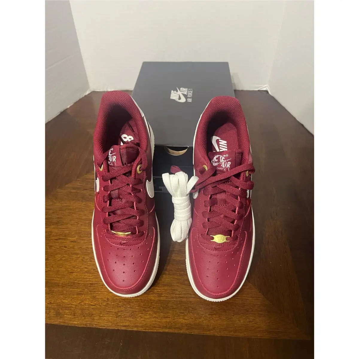 Nike shoes - Air Force 1 `07 PRM - Team Red/Tail-Gym Red 1