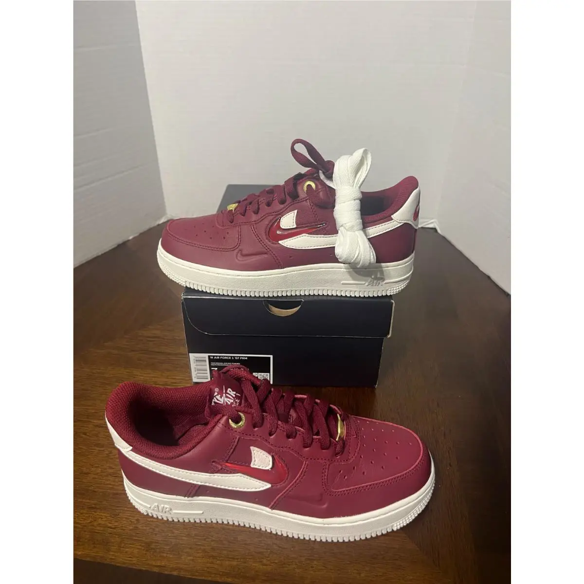 Nike shoes - Air Force 1 `07 PRM - Team Red/Tail-Gym Red 5