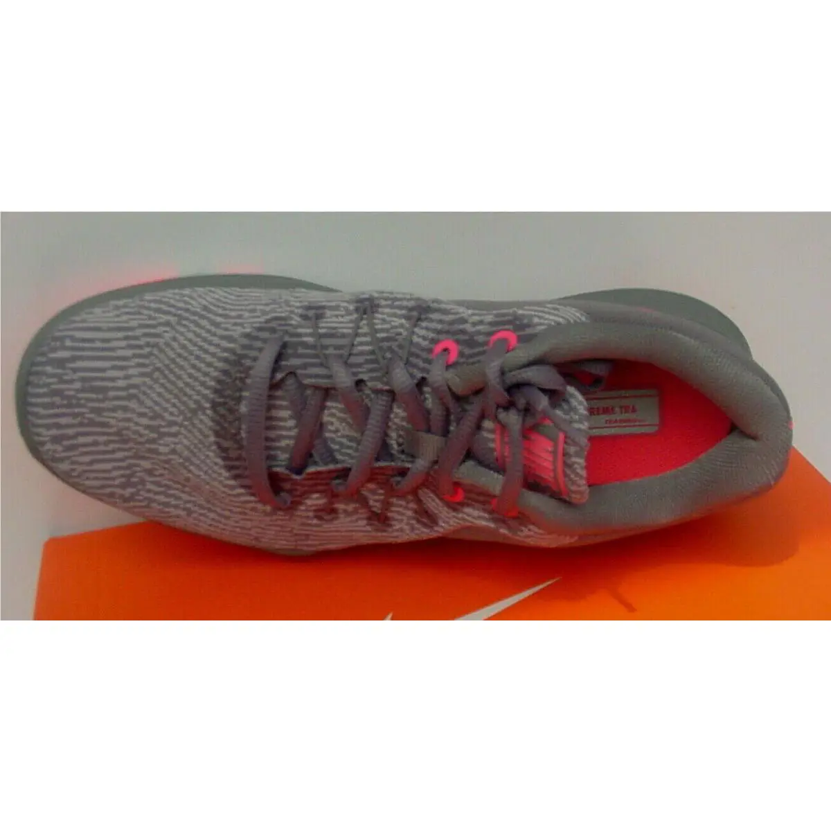 Nike shoes - Nike Flex Supreme TR - Flex Supreme - 6909014-003 - Gunsmoke/Hot Punch-white-atmosphere Grey 0