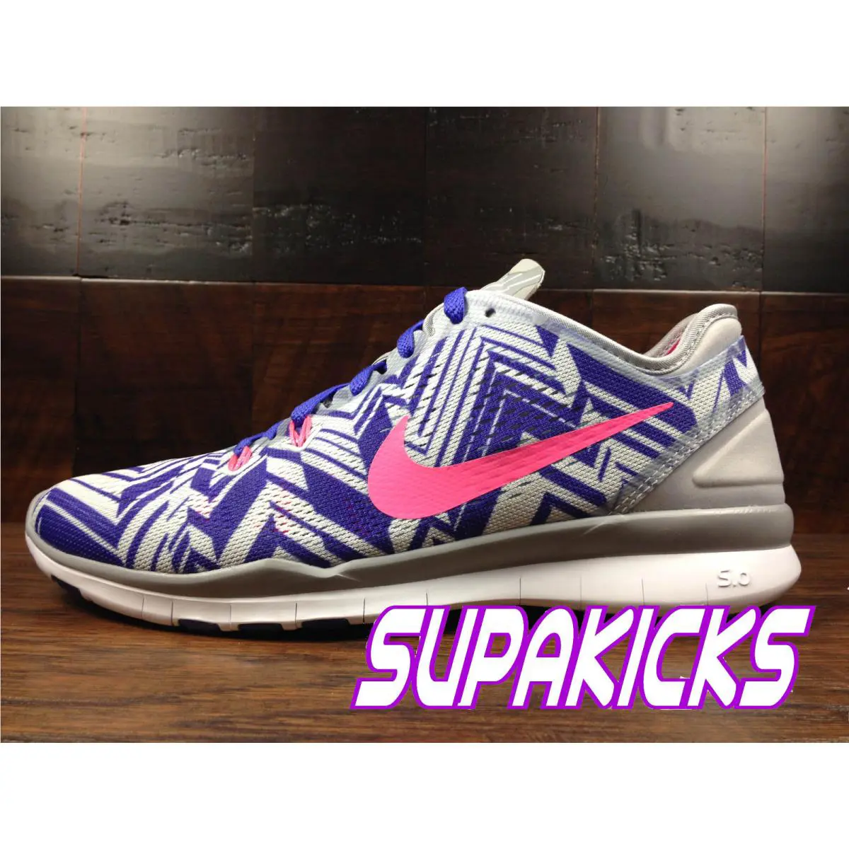 Nike shoes - Nike Free Tr Fit - Free Fit - 704695-005 - Wolf Grey / Pink / Persian Violet 4