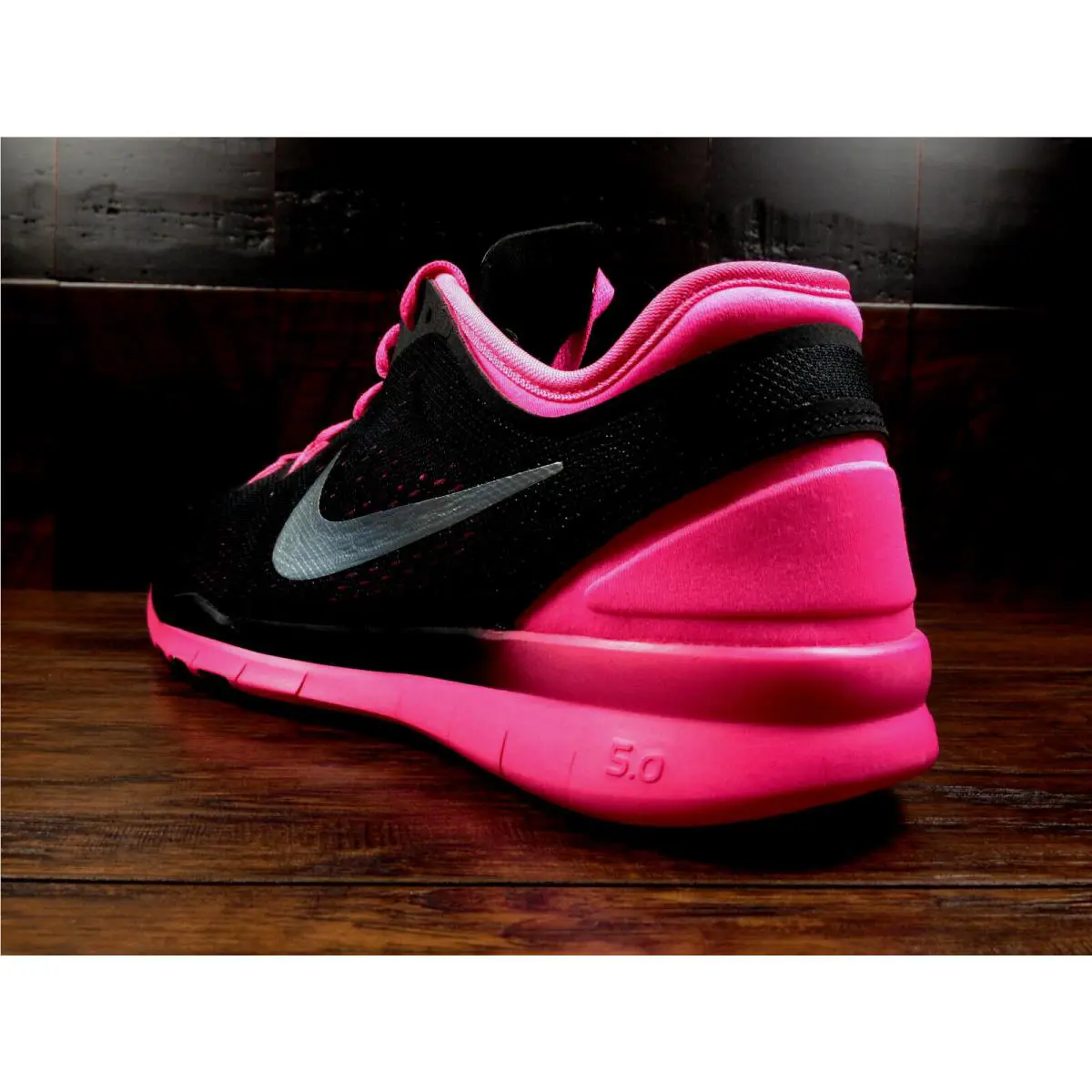 Nike shoes - Nike Free 5.0 - Free - 704674-002 - Black / Silver / Pink 2