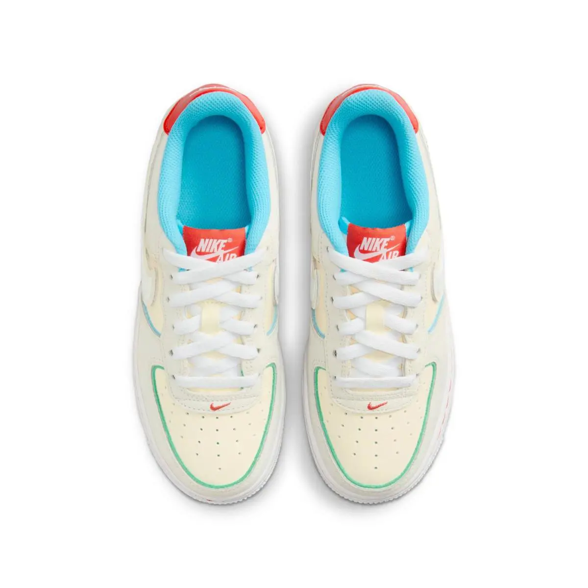 Nike shoes - Pale Ivory/Picante Red/Baltic Blue/White 3