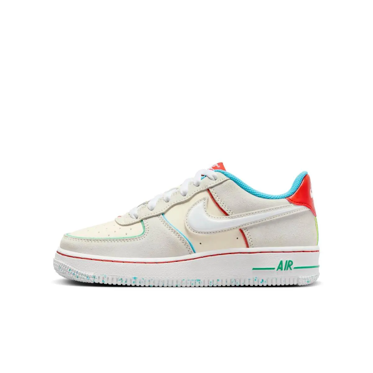 Nike shoes - Pale Ivory/Picante Red/Baltic Blue/White 5