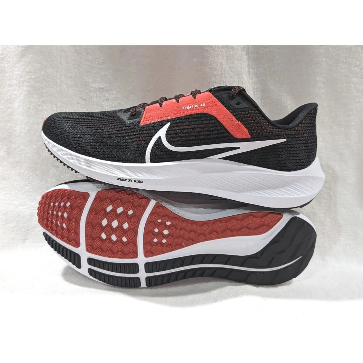 Nike shoes - Nike Air Zoom Pegasus 40 - DV3853-003 - Black/White/Crimson 11