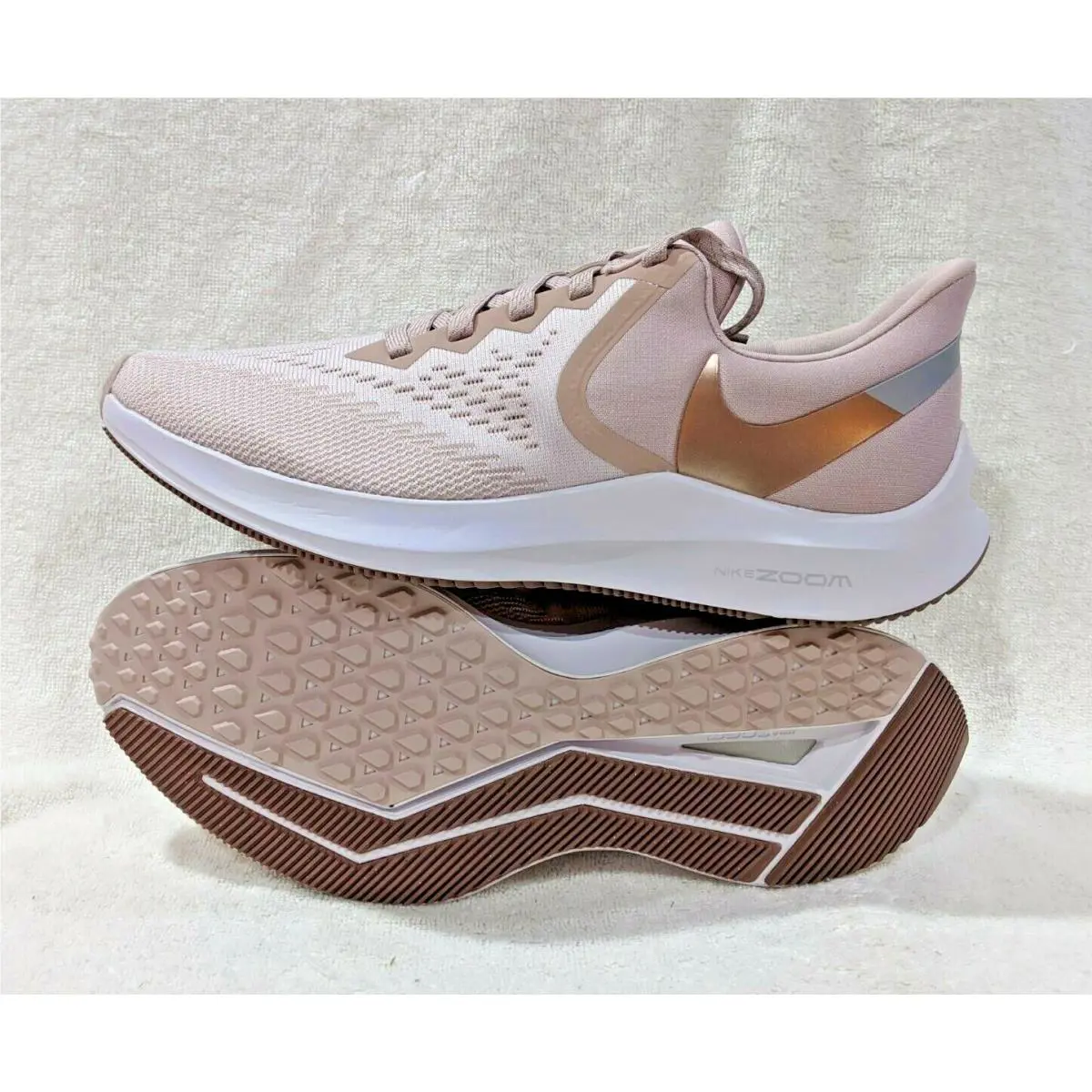 Nike shoes Zoom Winflo - Stone Mauve/Red Bronze 11