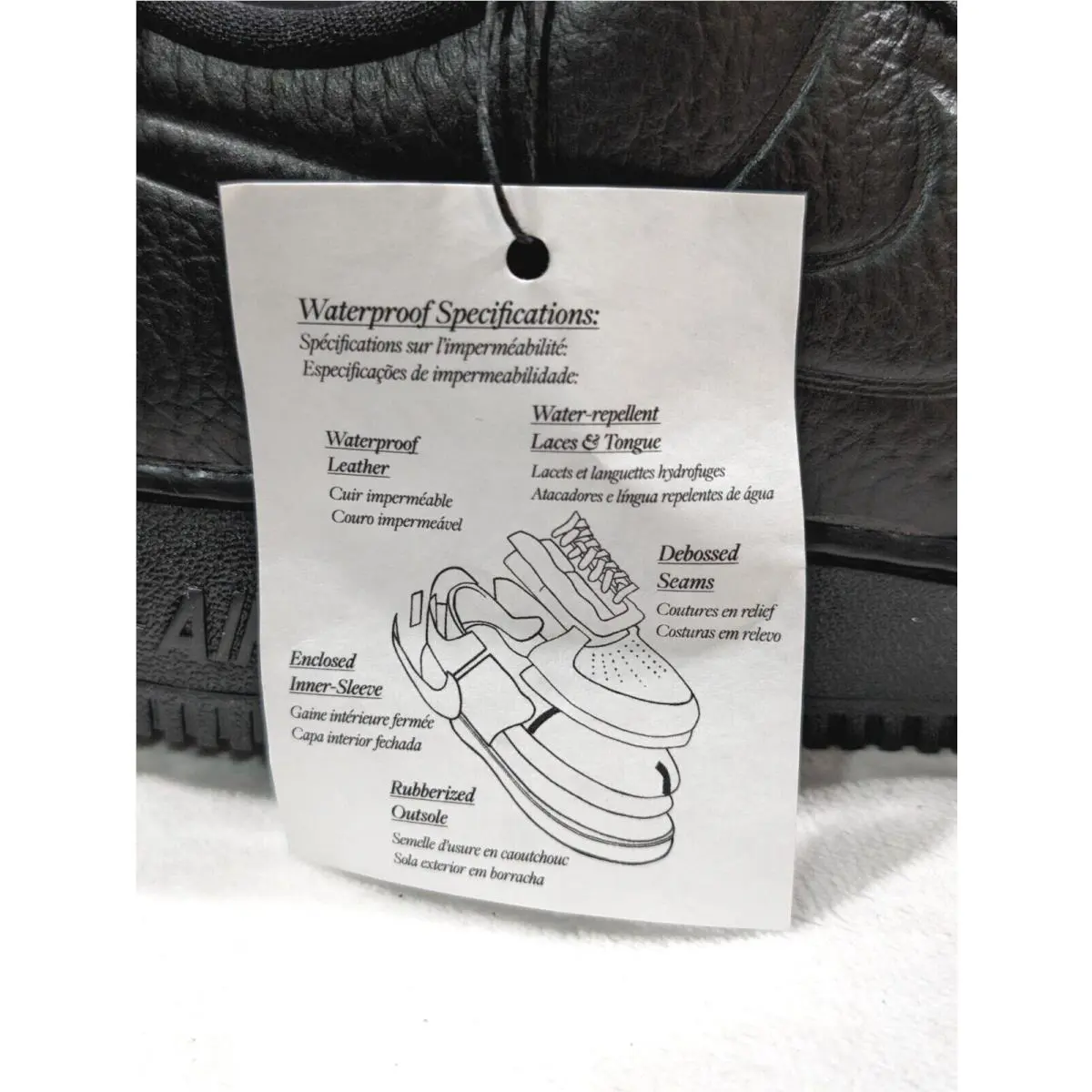 Nike shoes - Nike Air Force 1 `07 Pro-Tech WP - FB8875-001 - Black 20