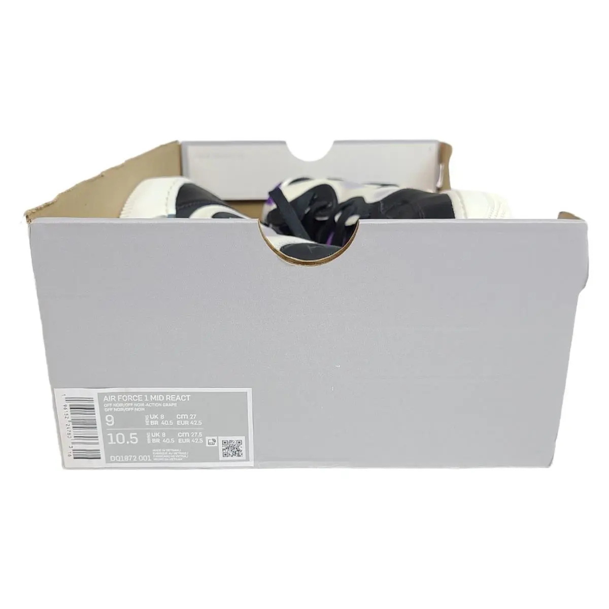 Nike shoes - Nike Air Force 1 Mid - DQ1872-001 - Black 9