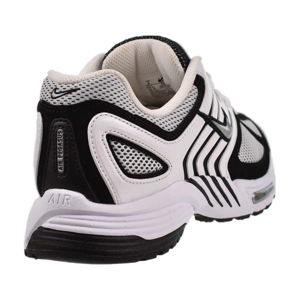 Nike shoes - White-Black-Metallic Silver 1