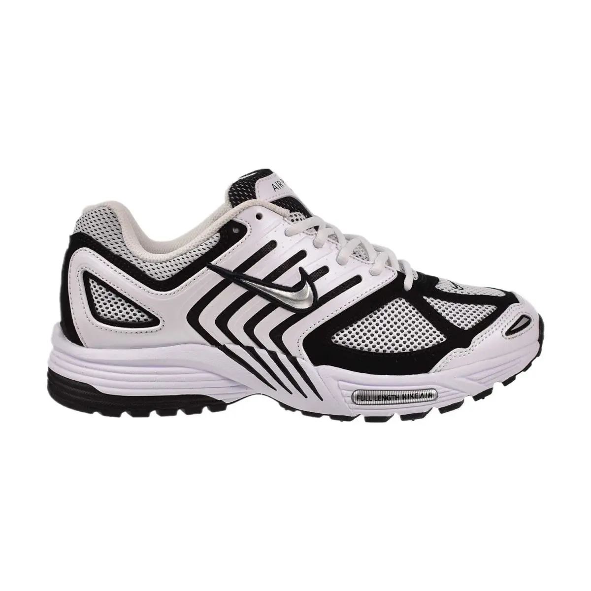 Nike shoes - White-Black-Metallic Silver 5