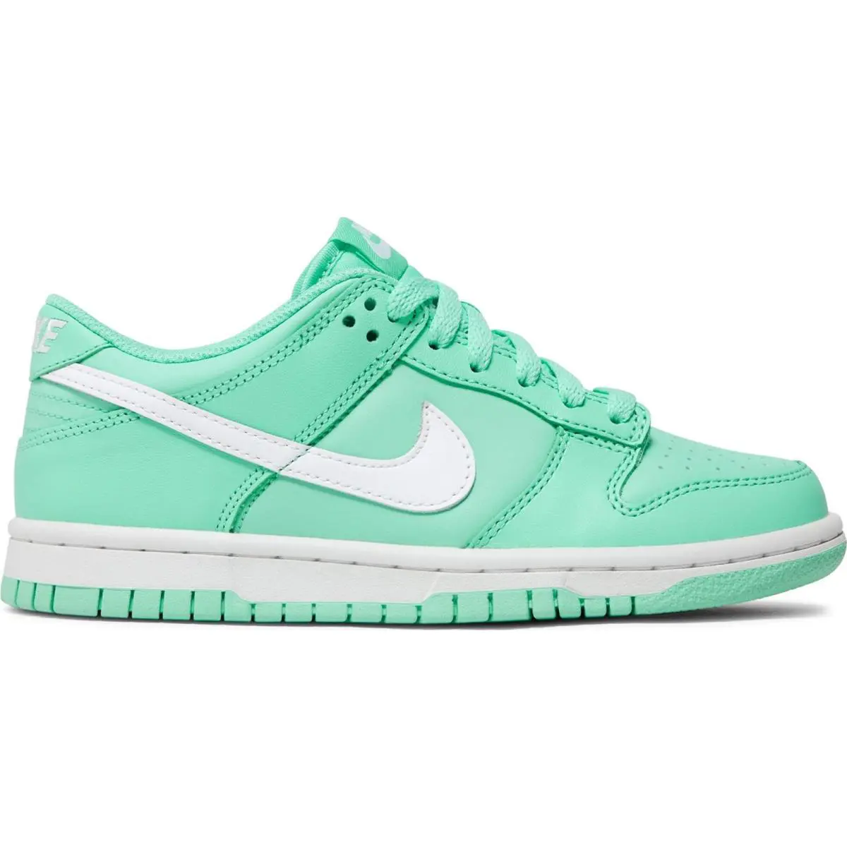 DH9765-302 Grade School Nike Dunk Low GS `emerald Rise`
