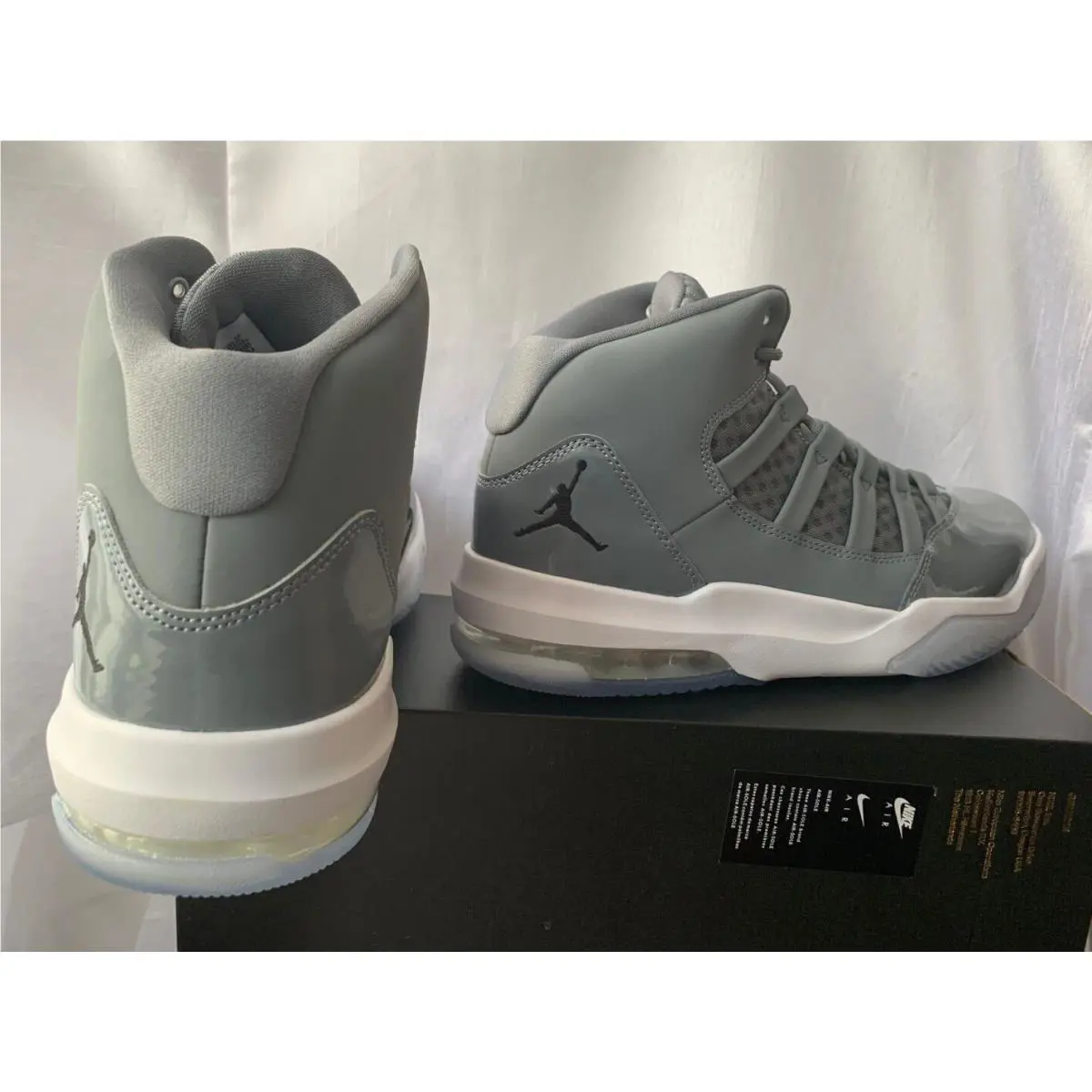 Nike shoes - Jordan Max Aura - Max Aura - AQ9084 010 - COOL GREY/BLACK-WHITE-CLEAR 0