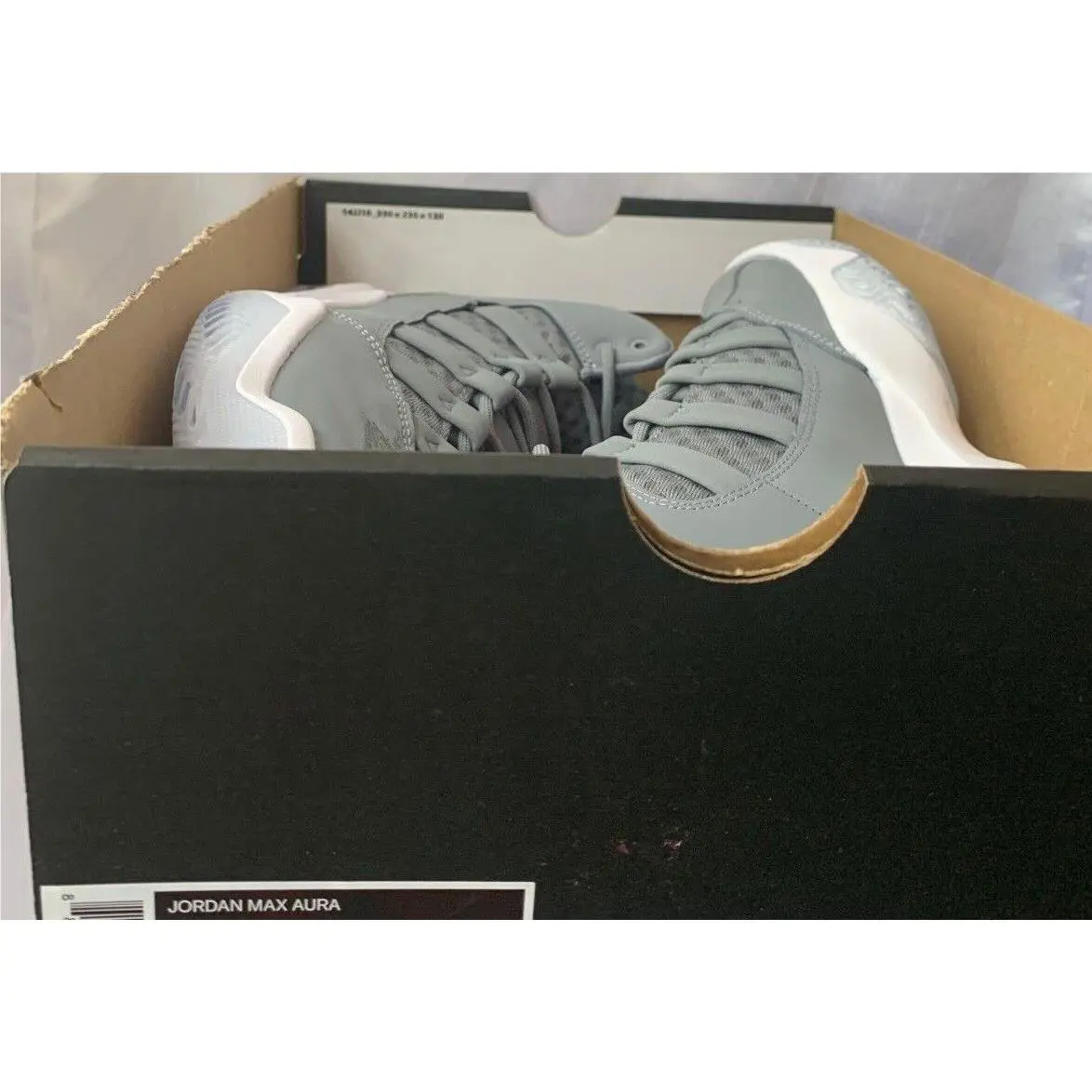 Nike shoes - Jordan Max Aura - Max Aura - AQ9084 010 - COOL GREY/BLACK-WHITE-CLEAR 4