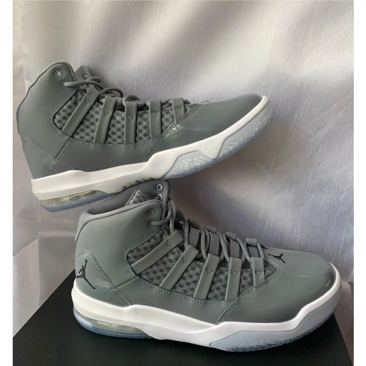 Nike shoes - Jordan Max Aura - Max Aura - AQ9084 010 - COOL GREY/BLACK-WHITE-CLEAR 10