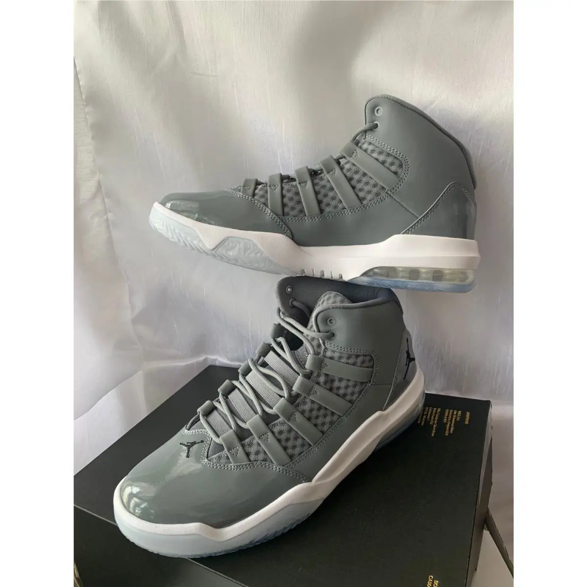 Nike shoes - Jordan Max Aura - Max Aura - AQ9084 010 - COOL GREY/BLACK-WHITE-CLEAR 16