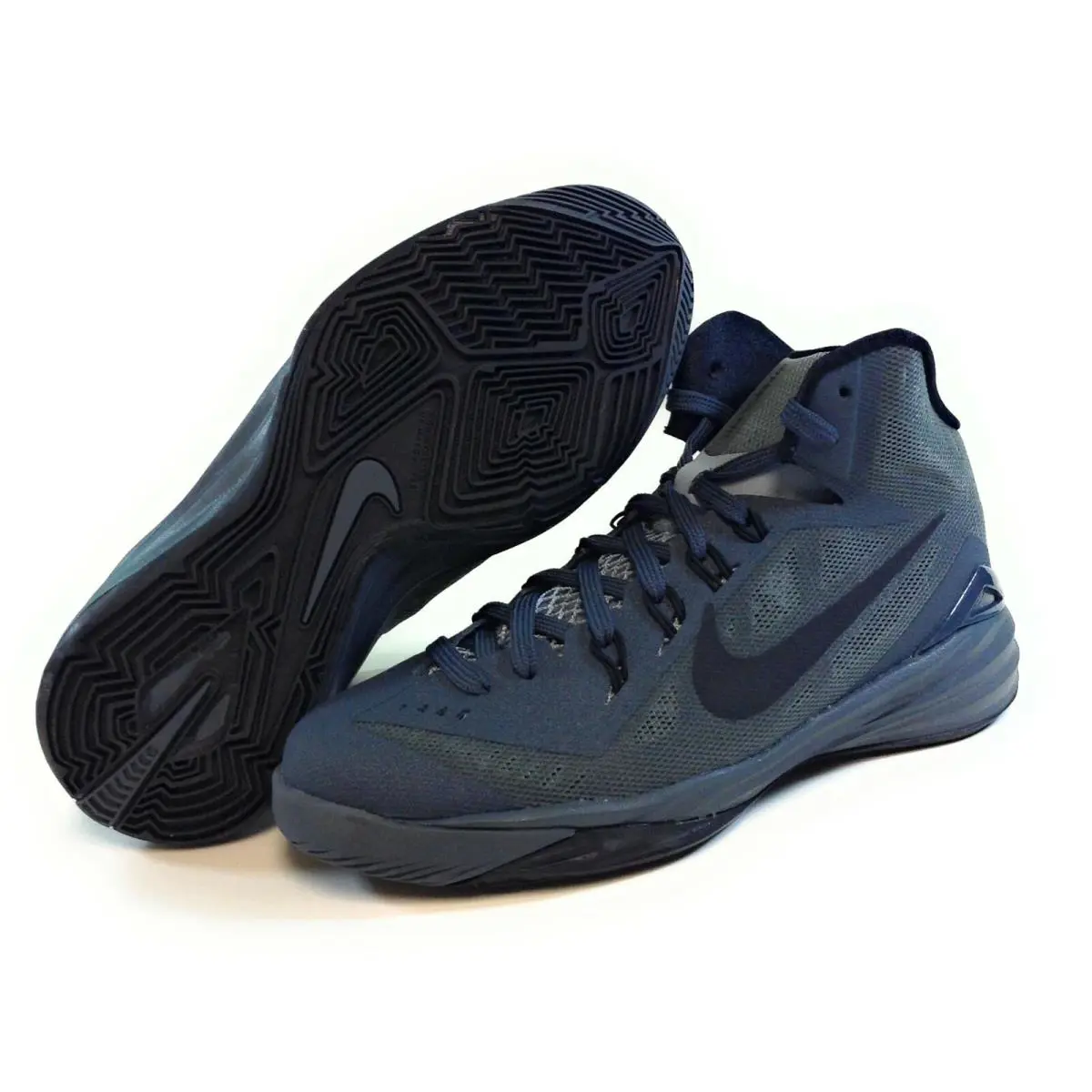 Boys Girls Kids Youth Nike Hyperdunk 2014 654252 003 Grey DS Sneakers Shoes - Grey