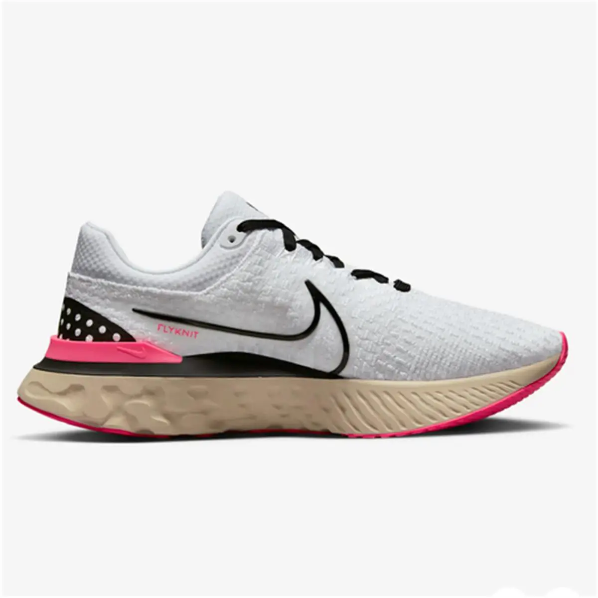 Nike shoes - Nike React Infinity Run FK 3 - DH5392-101 - White/Pearl White/Hyper Pink/Black 3
