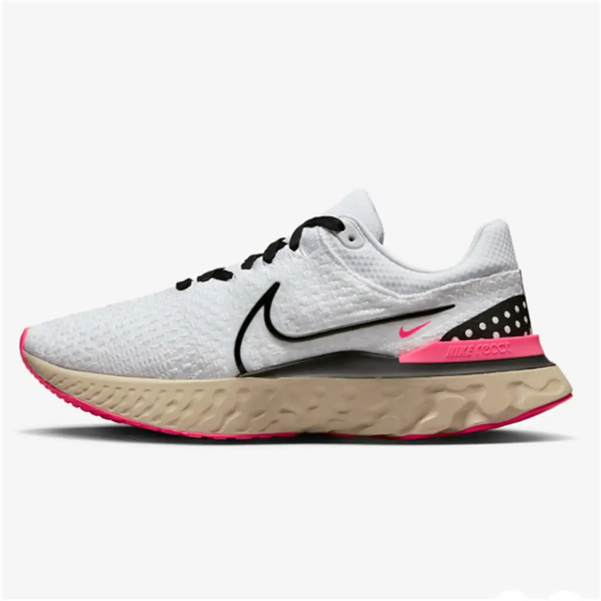 Nike shoes - Nike React Infinity Run FK 3 - DH5392-101 - White/Pearl White/Hyper Pink/Black 9