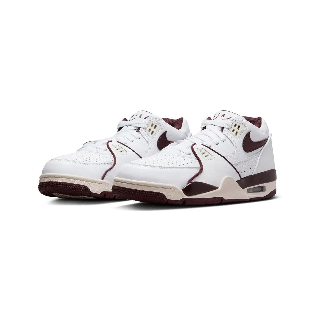 Nike shoes - Nike Air Flight 89 - Air Flight - FQ8256-100-20 - White/Burgundy Crush/Phantom 1