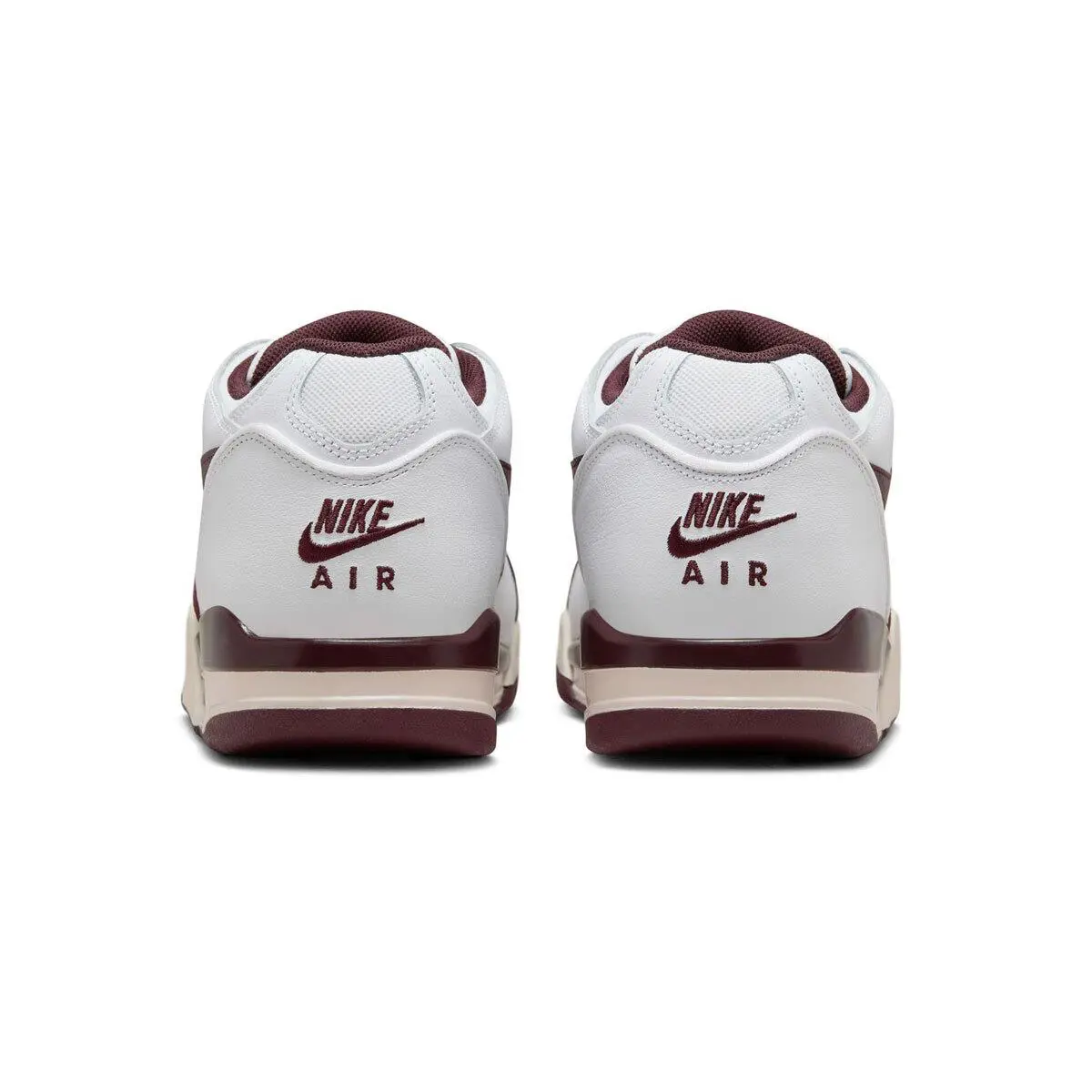 Nike shoes - Nike Air Flight 89 - Air Flight - FQ8256-100-20 - White/Burgundy Crush/Phantom 2