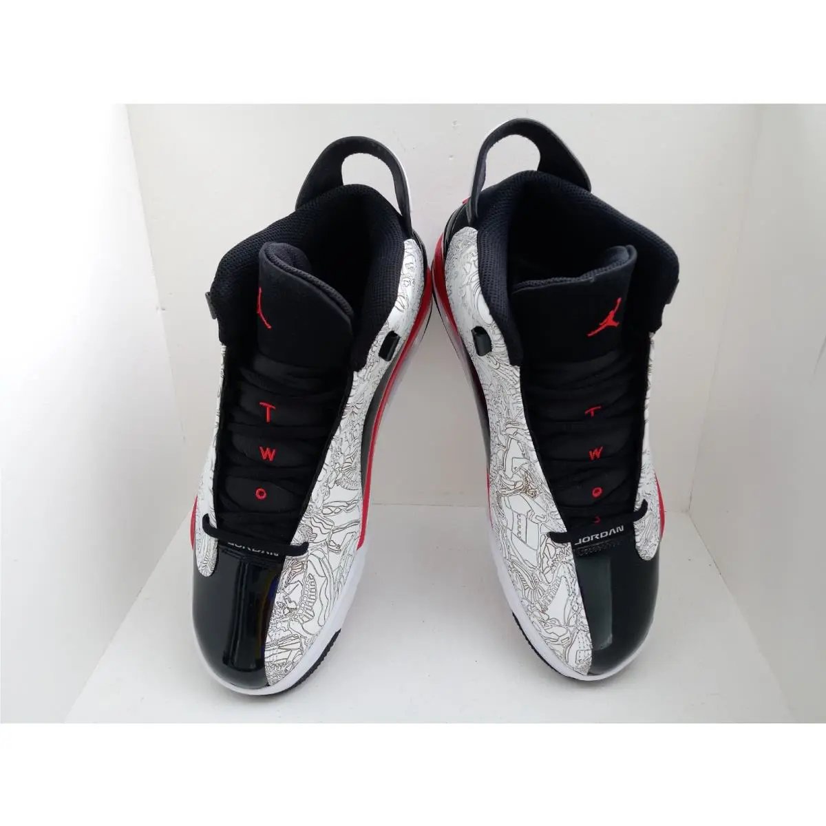 Nike shoes - Air Jordan Dub Zero - Air Dub Zero - 311046 162 - WHITE/FIRE RED-BLACK 10