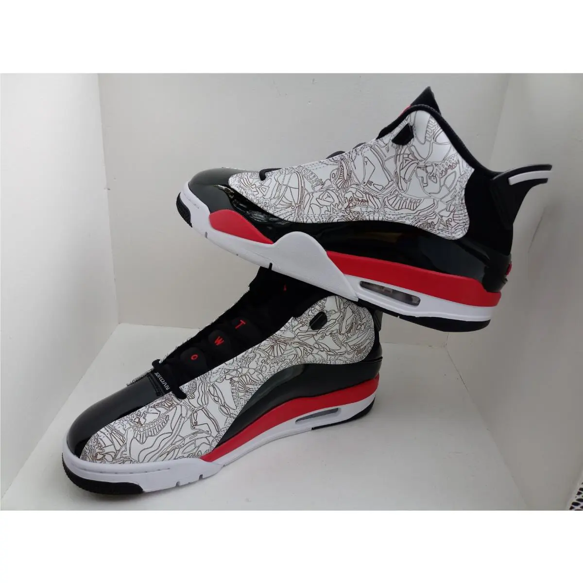 Nike shoes - Air Jordan Dub Zero - Air Dub Zero - 311046 162 - WHITE/FIRE RED-BLACK 2
