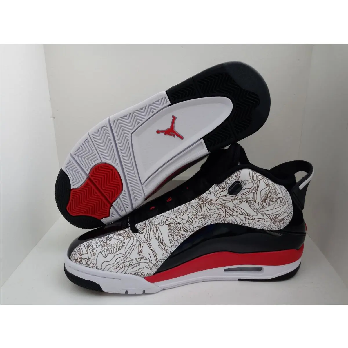 Nike shoes - Air Jordan Dub Zero - Air Dub Zero - 311046 162 - WHITE/FIRE RED-BLACK 3