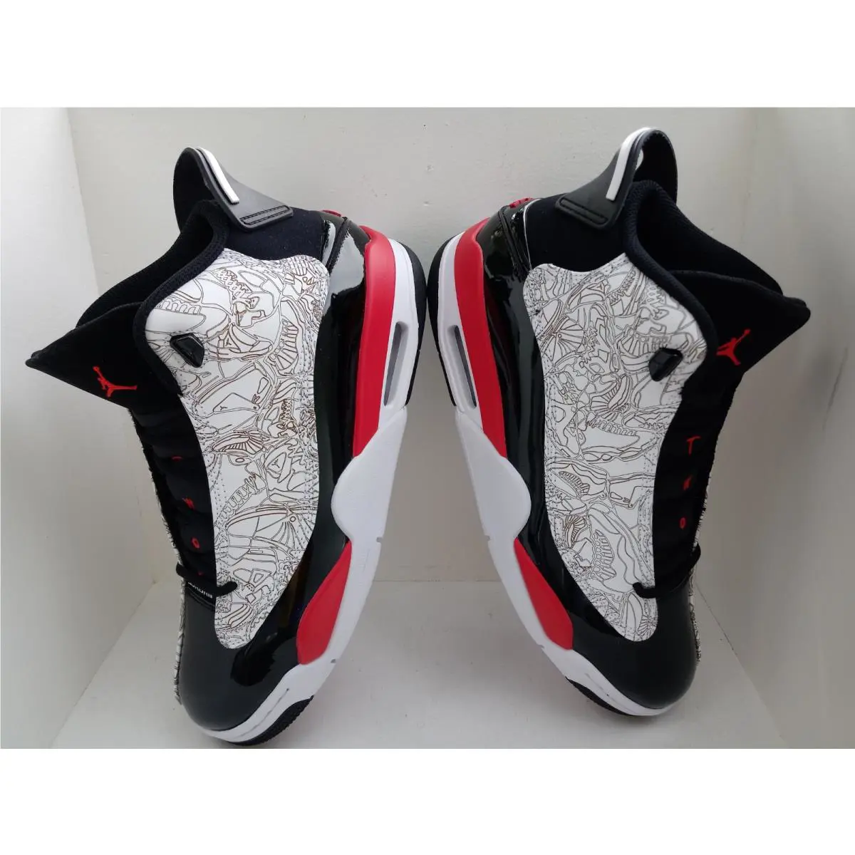 Nike shoes - Air Jordan Dub Zero - Air Dub Zero - 311046 162 - WHITE/FIRE RED-BLACK 5