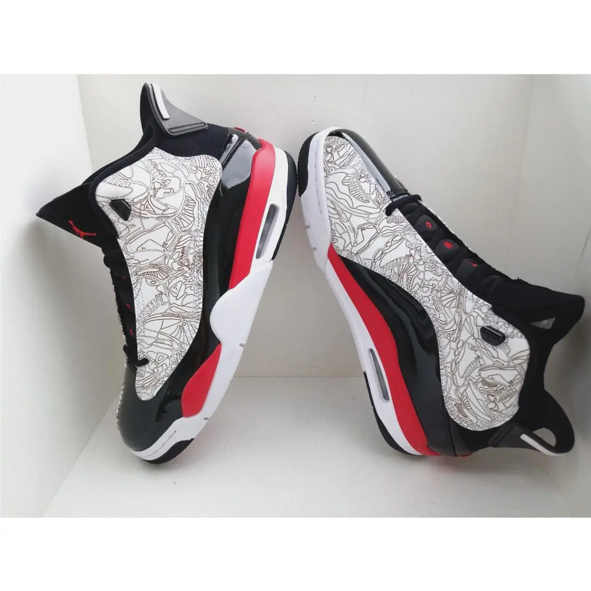 Nike shoes - Air Jordan Dub Zero - Air Dub Zero - 311046 162 - WHITE/FIRE RED-BLACK 6