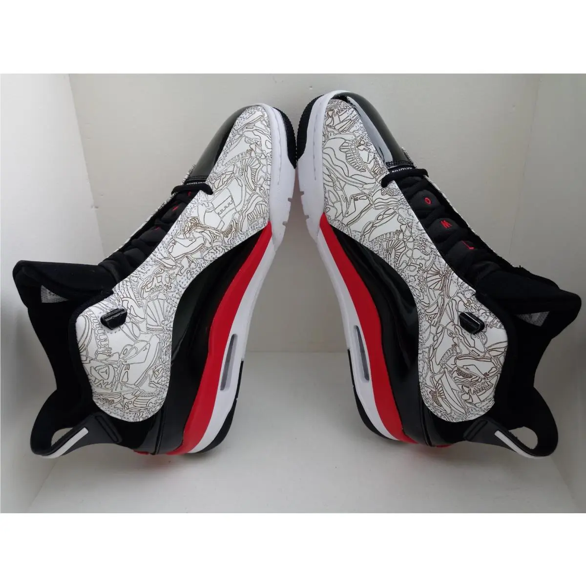 Nike shoes - Air Jordan Dub Zero - Air Dub Zero - 311046 162 - WHITE/FIRE RED-BLACK 4